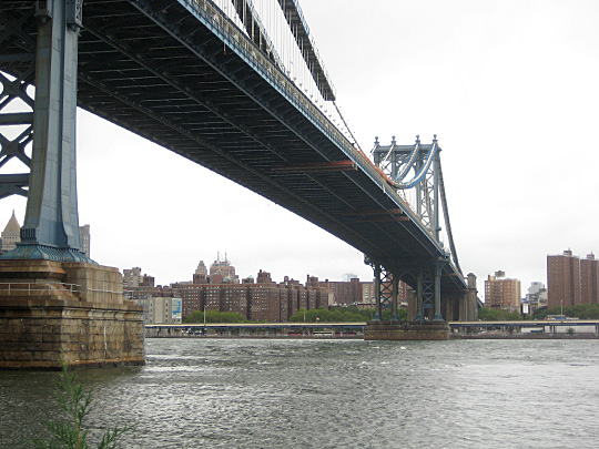 Manhattan Bridge from DUMBO after Hurricane Irene